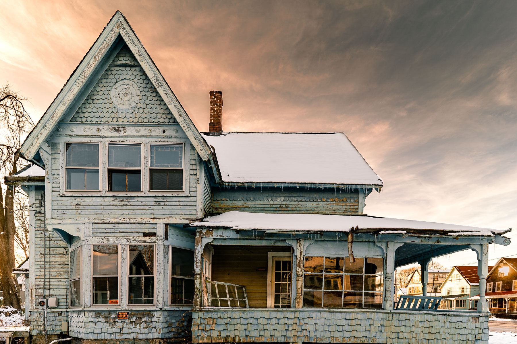 Abandoned house in Narragansett, RI.
