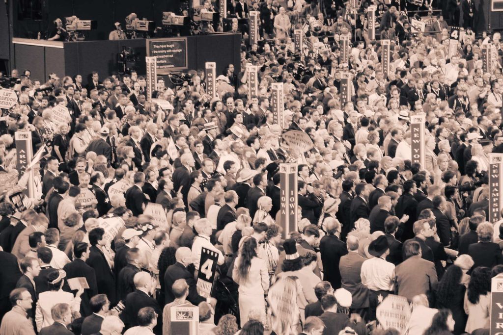 Inside the 2004 Republican National Convention at Madison Square Garden